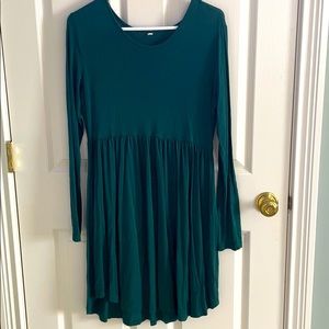 Dark Green Dress